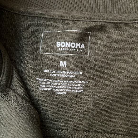 Sonoma Olive Zip Up - Picture 2 of 5